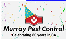 MURRAY PEST CONTROL 67 Magill Road Stepney SA 5069 Phone: 08 8334 1000 Fax: 08 8362 9906 E: enquiries@murraypestcontrol.com.au W: http://www.murraypestcontrol.com.au